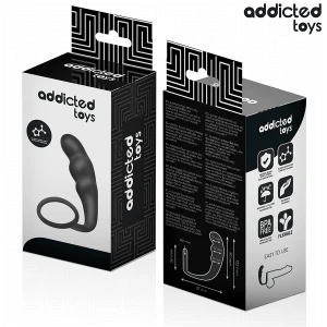 ADDICTED TOYS - ANAL PLUG WITH RING SILICONE MODEL 4